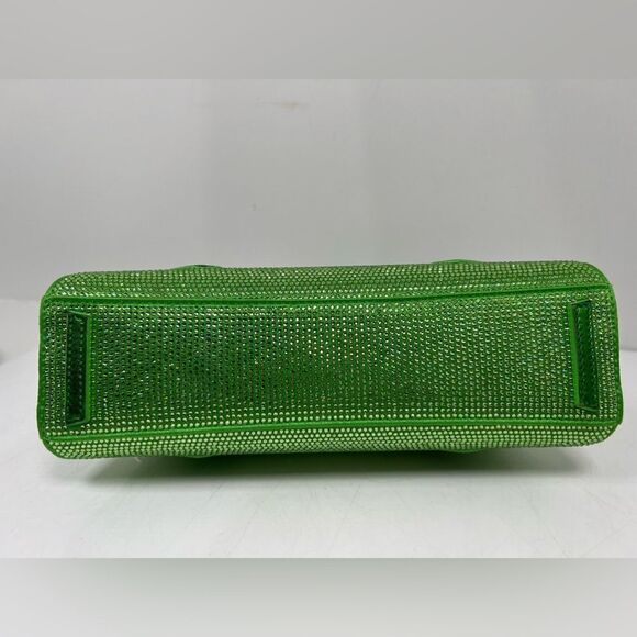 Givenchy Antigona Mini Top Handle Bag Green Rhinestones - Picture 5 of 11